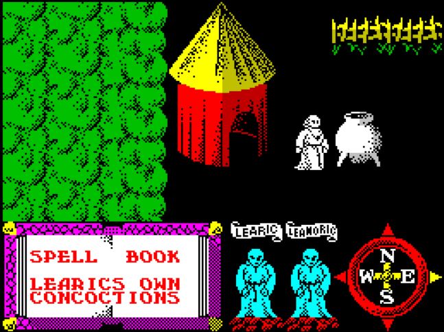 Feud - ZX Spectrum game screenshot (1987) by Bulldog Software